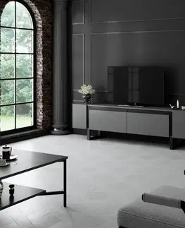 Televizní stolek Yildiz Anthracite and Black
