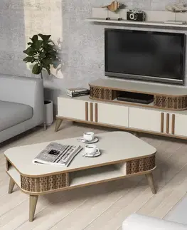 Living Room Furniture Set Eylül - Cream
