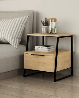 Noční stolek Pal - Oak v2