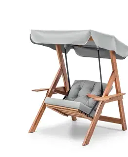 Garden Single Swing Chair Galata Swing S1 - Grey