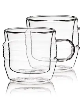 4Home Termo sklenice Stripe Hot&Cool 250 ml, 2 ks