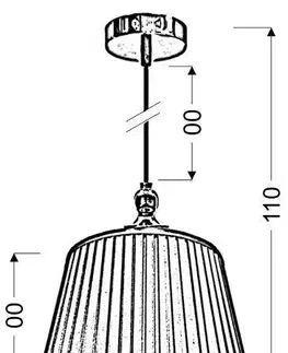Závěsná lampa AMORE Candellux