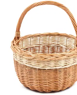 Nákupní proutěný košík Bolero, pr. 27 cm