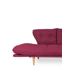 Trojmístná rozkládací pohovka Nina Daybed - Dark Red GR105