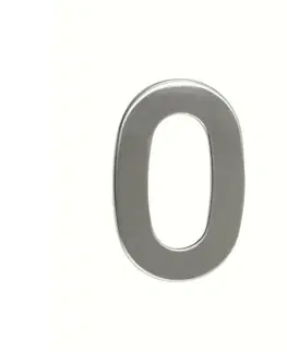 Nerezové číslo 0 v plochém „2D“ provedení. RICHTER RN.95L.0.N