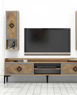 TV stěna / Sestava pod TV Samba - Blue