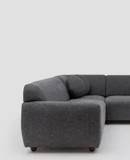Rohová sedací souprava Eddy Corner 2 (3L-C-3R) - Dark Grey