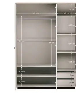 Šatní skříň DOMCA 3D Tempo Kondela