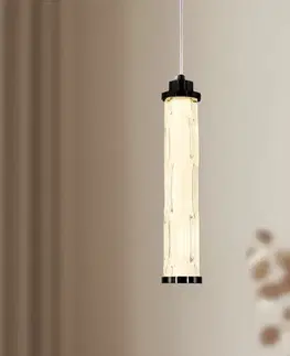 CORTE lampa wisząca czarny matowy 10W LED 3000K klosz bezbarwny