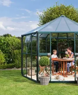 Pavilon HERA 9000 sklo / polykarbonát / hliník Dekorhome