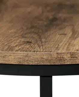 Sada konferenčních stolků, staré dřevo, 2 ks