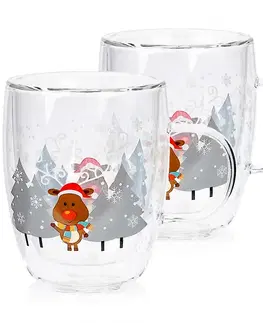 4Home Termo sklenice Mug Reindeer Hot&Cool 270 ml, 2 ks