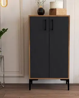 Botník Prag Walnut and Anthracite