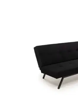 Trojmístná rozkládací pohovka Zola - Black