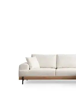 Rohová sedací souprava Eti Oak Right - White