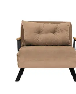 Křeslo Sando Single Light Brown v2