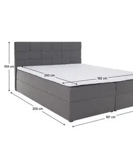 Boxspringová postel KAMILA Tempo Kondela
