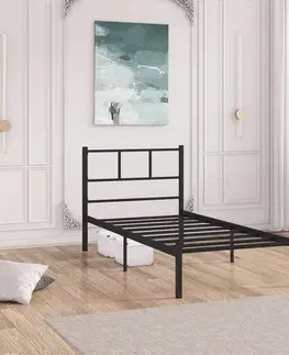 Rám jednolůžkové postele Cemre - Black 90x200