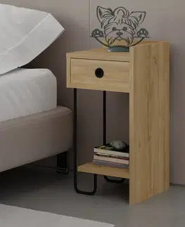 Noční stolek Sirius Right - Oak