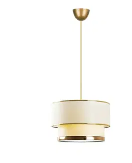 Závěsný lustr Cake - Cream, Gold