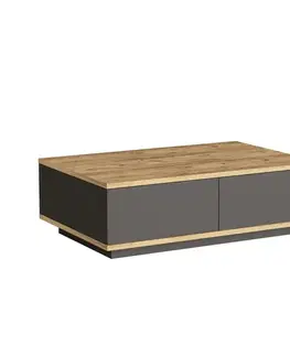 Konferenční stolek Frem Anthracite and Atlantic Pine