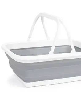 4Home Skládací silikonový nákupní košík Clean