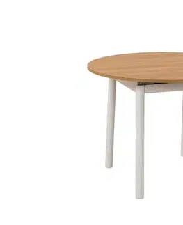 Extendable Dining Table Oliver - Oak, White
