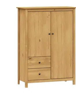 Prádelník 2 dveře + 2 zásuvky TORINO vosk