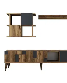TV stěna / Sestava pod TV Madrid - Anthracite