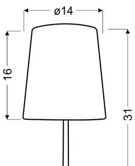 Dětská stolní lampa pro dívky