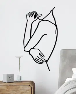 Dekorativní kovový doplněk na zeď Woman 2