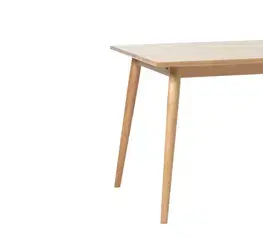 Estila Rozkládací jídelní stůl Aarhus, světlý dub, 190–280 cm