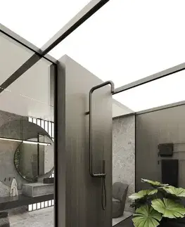 DEANTE Silia černá Věšák na ručníky, nástěnný ADI_N621