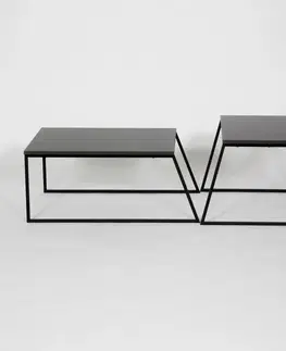 Sada konferenčních stolků Orta Black and Anthracite, 2 ks