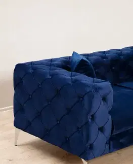 Trojmístná pohovka Como - Navy Blue