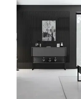 Komoda Luxe Anthracite and Black