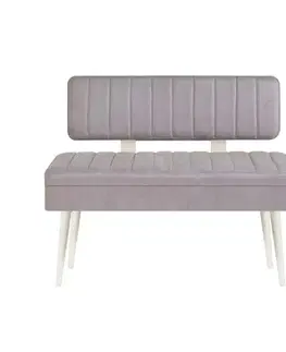 Jídelní set s rozkládacím stolem a židlemi (5 kusů) Vina 0701 - 4 - White, Grey