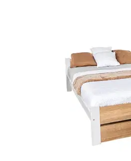Elvisia Postel LEA s roštem | 90 x 200 cm Barva: Šedá