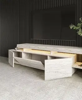Televizní stolek Beliz Travertine