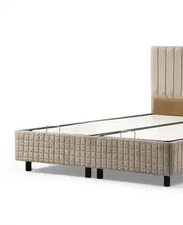 Rám dvoulůžkové postele s čelem Safir 150 x 200 - Brown