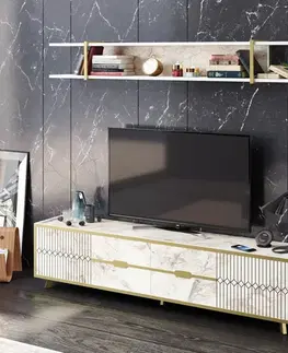 TV stěna / Sestava pod TV Frida - White