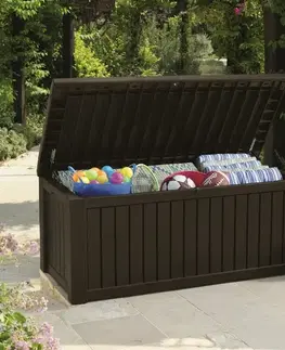 Keter zahradní úložný box Rockwood 570 l, hnědá