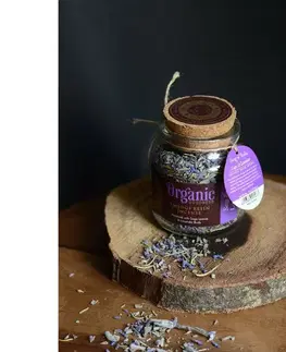 Organické kadidlo ve skleničce, Sage & Lavender