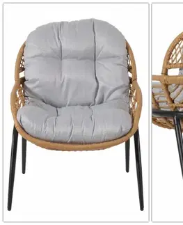 Zahradní balkónová souprava 3 ks Dekorhome
