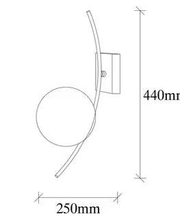 Nástěnná lampa Hilal - 3821