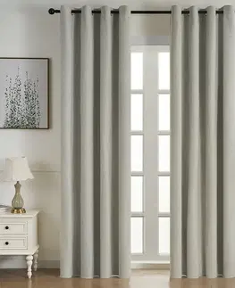 4Home Zatemňovací závěs Monaco šedá, 150 x 250 cm