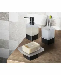GEDY 545514 Lounge dávkovač mýdla na postavení, černá mat