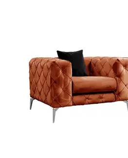 Křeslo ušák Como - Orange