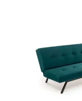 Trojmístná rozkládací pohovka Zola - Petrol Green