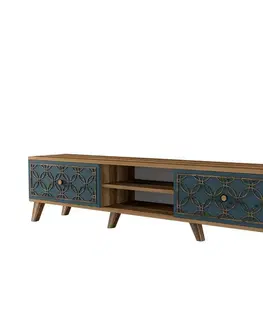 Televizní stolek Class Walnut and Chalcedony